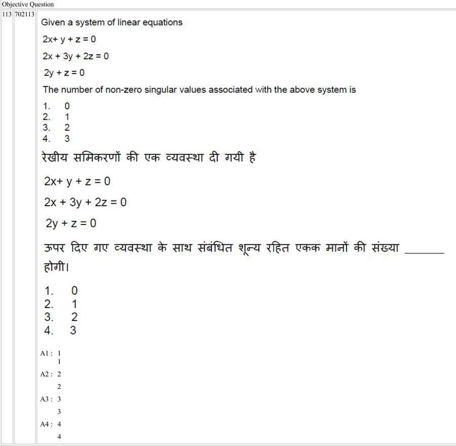 Question 113