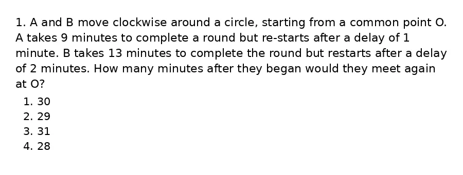 Question 1