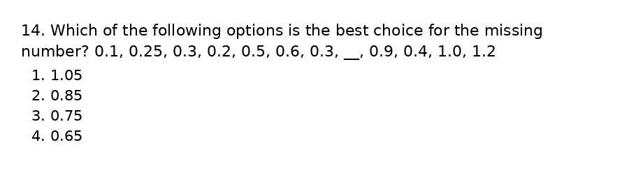 Question 14