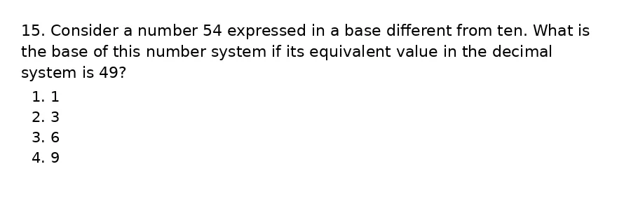 Question 15